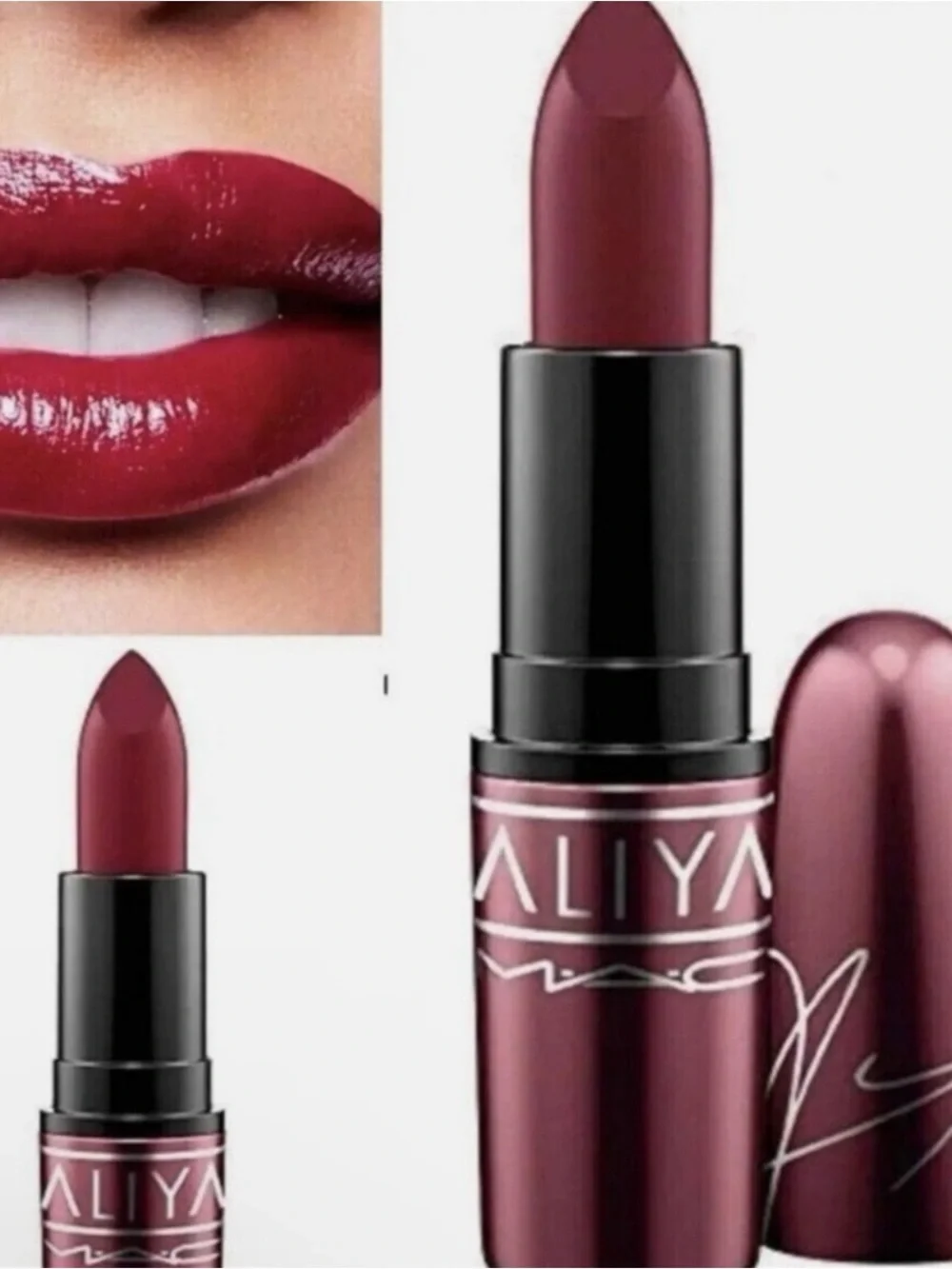 *REASONABLE OFFERS* “MAC” Cosmetics AALIYAH LIMITEDCollection Deep PlumLipstick